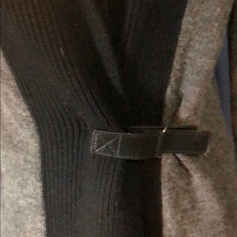 Black & Gray Tweeds Buckle Cardigan - Picture 2 of 4